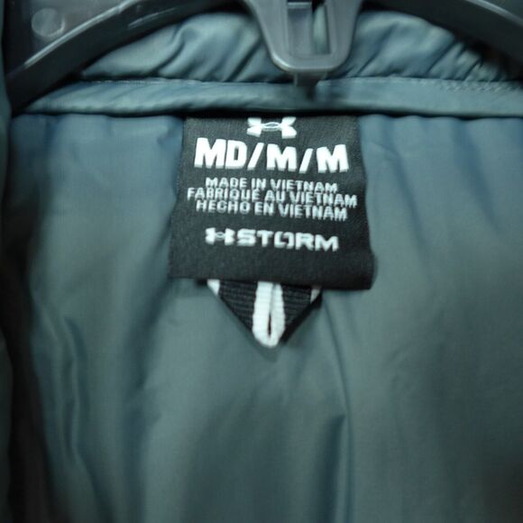 Under Armour Storm Down Vest 2.0 Gray Zip Up Men's Size Medium - Picture 2 of 10